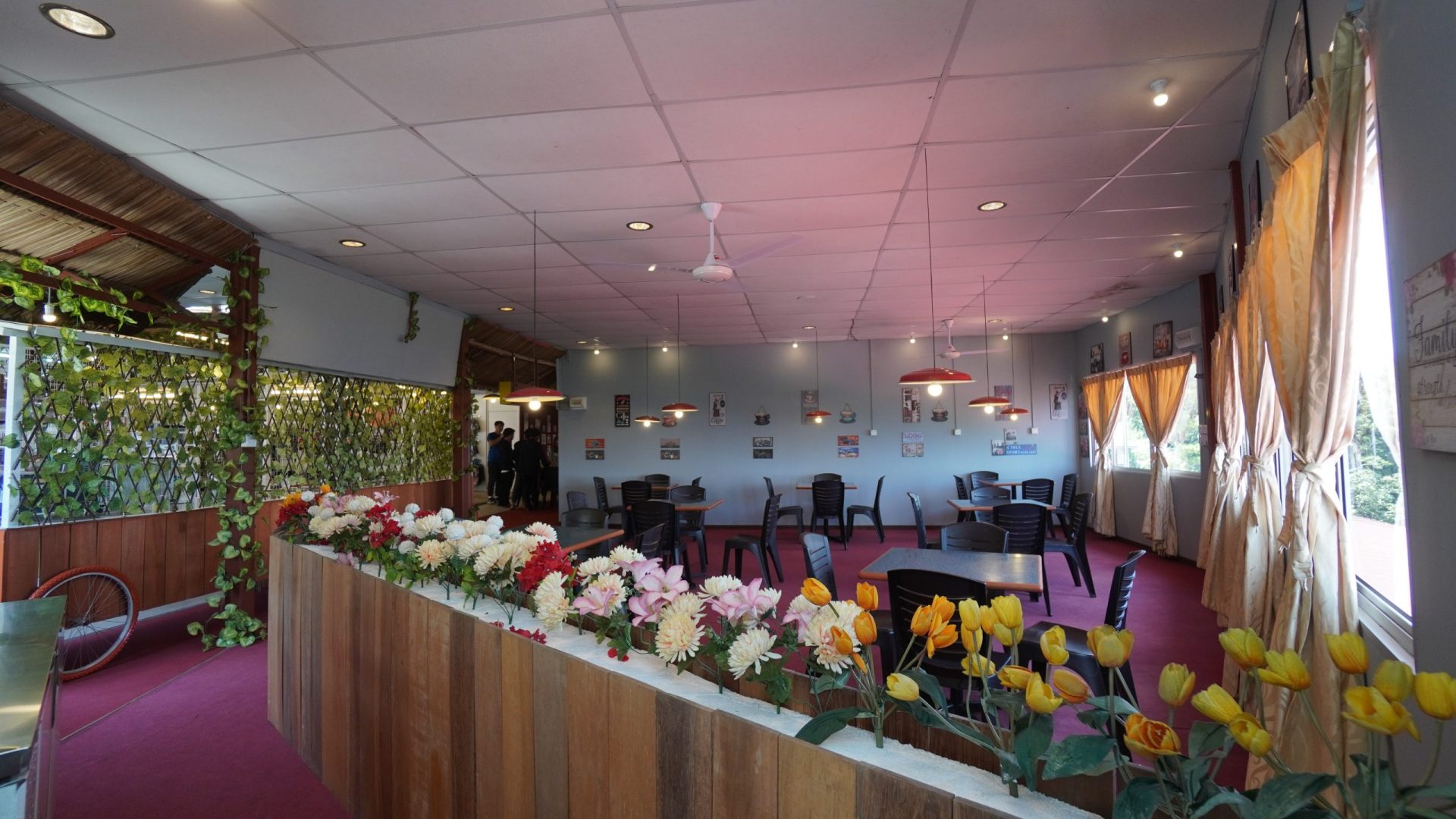 Part of cafe view