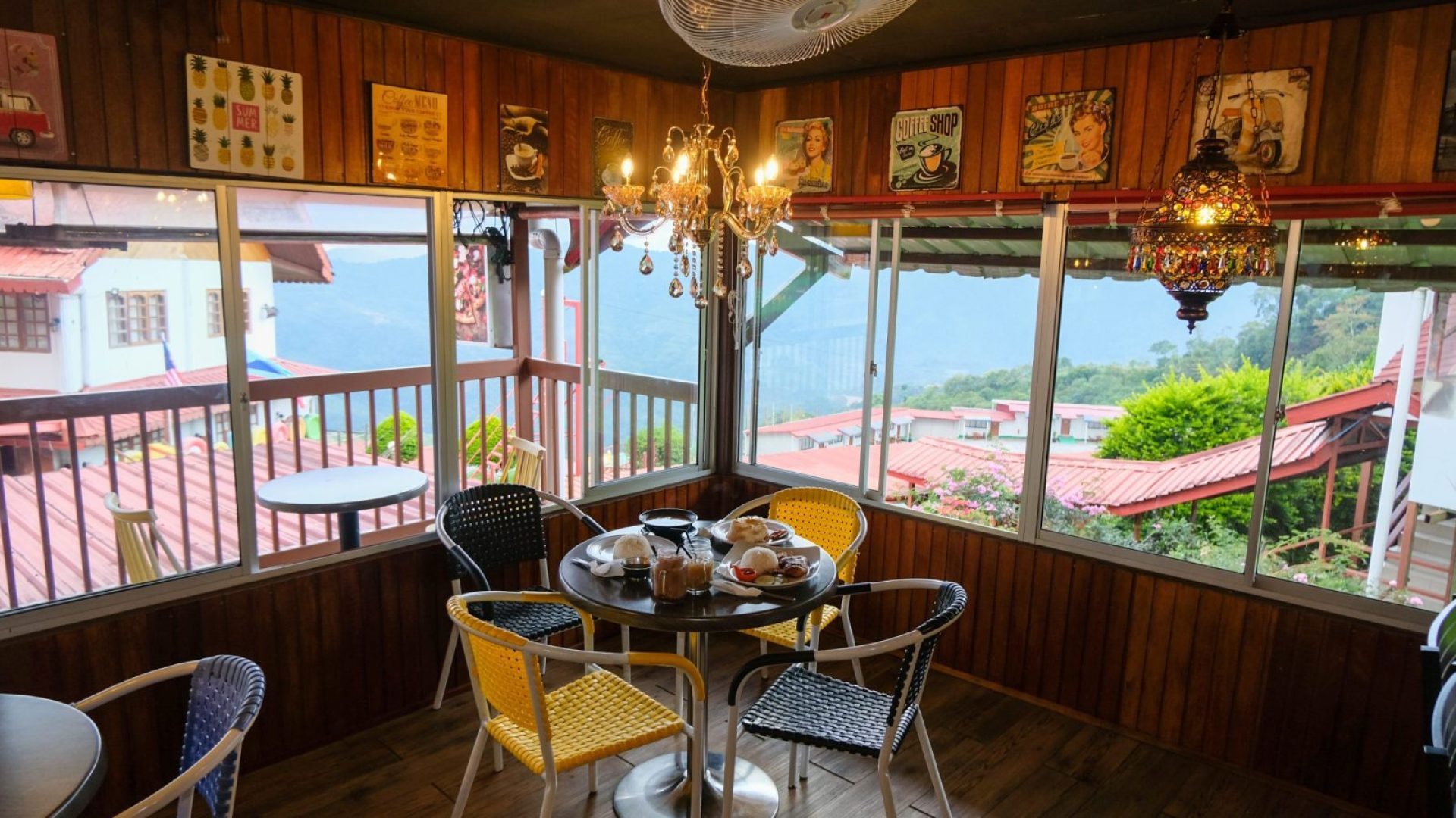 Beautiful view from the restaurant